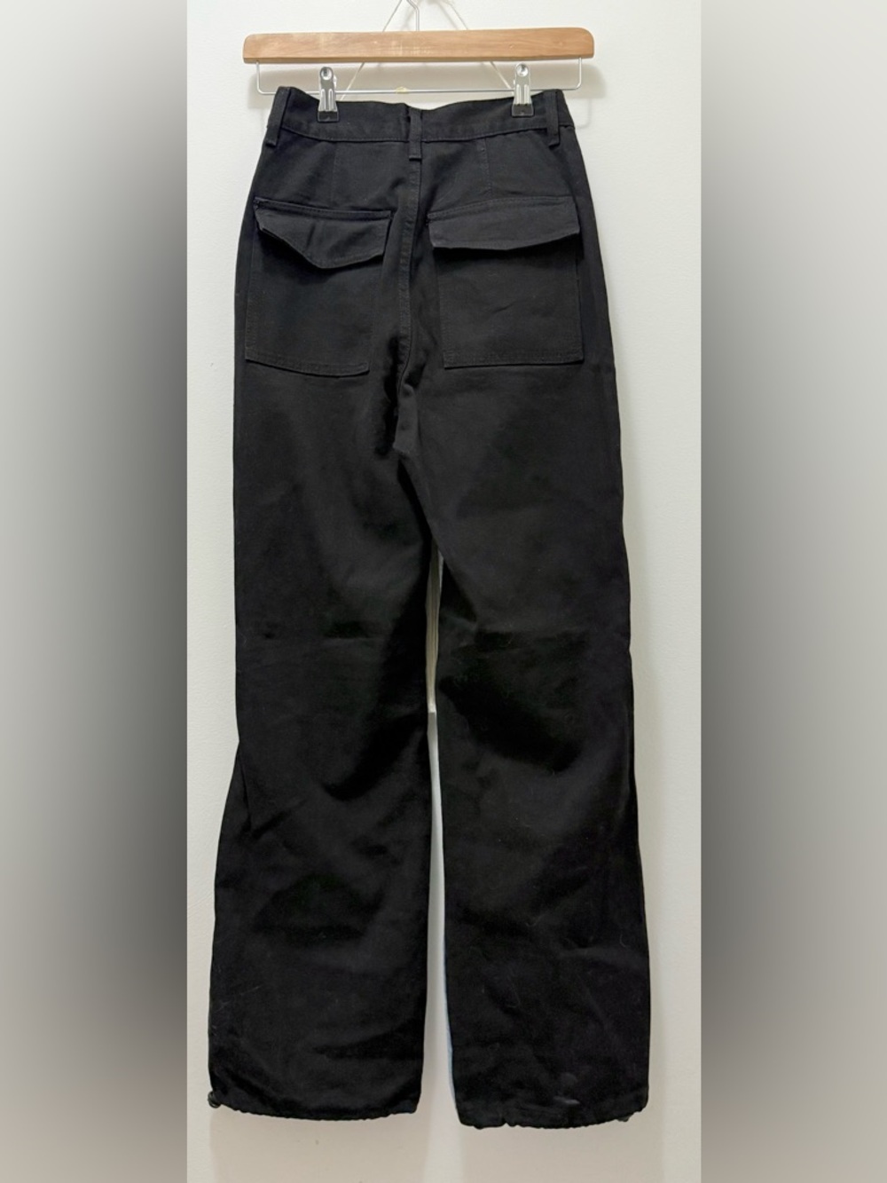 SHEIN Two-Tone Straight Leg Jeans - Blue in Front and Black in Back Size XS - Picture 3 of 12